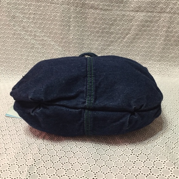 GITANO Vintage VTG 80s Express Aged Denim Jean Purse - Picture 5 of 8